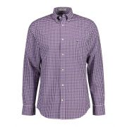 Regular Fit Gingham Poplin Shirt