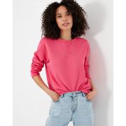 Monique Garment Dyed Crew Neck Sweatshirt