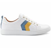 Womens Alexandra White Leather Trainer