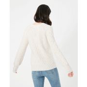 Loretta Heart Cable Jumper