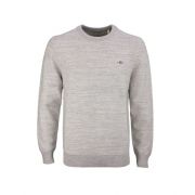 2-Tone Knit Crew Neck Jumper