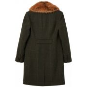 Langley Longline Coat With Faux fur Trim