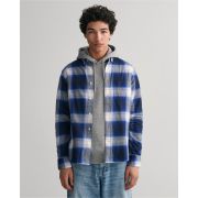 Regular Fit Shadow Check Flannel Shirt