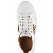 Womens Alexandra White Leather Trainer