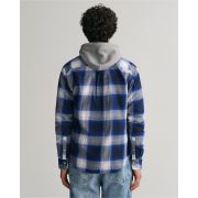 Regular Fit Shadow Check Flannel Shirt