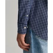 Regular Fit Jaspe Yarn Gingham Shirt