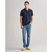 Regular Fit Shield Pique Polo Shirt