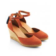 Monaco Suede Wedge Espadrille