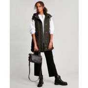 Chatham Longline Quilted Gilet With Detachable Hood