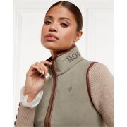 Country Fleece Gilet - Sage