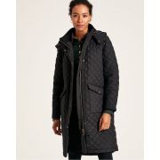 Chatsworth Diamond Quilted Coat With Hood