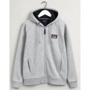 Retro Logo Full Zip Hoodie