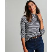 Clarissa Stripe Roll Neck Top