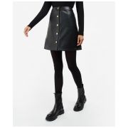 Napier Faux Leather Skirt