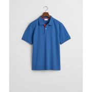 Regular Fit Contrast Pique Polo Shirt