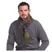 Merino Cashmere Tartan Scarf