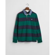 Striped Chambray Heavy Rugger