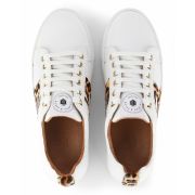 Womens Alexandra White Leather Trainer