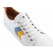 Womens Alexandra White Leather Trainer