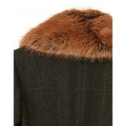 Langley Longline Coat With Faux fur Trim