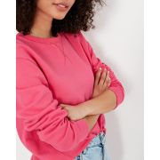 Monique Garment Dyed Crew Neck Sweatshirt