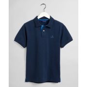 Contrast Collar Pique Polo Shirt