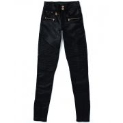 Coated Biker Jean