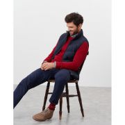 Loche Wide Barrel Gilet With Contrast Lining