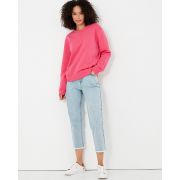 Monique Garment Dyed Crew Neck Sweatshirt