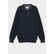 Cotton Pique Polo Sweater