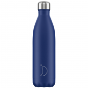 Matte 750ml Blue Bottle