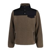 Button-Collar Fleece Jumper