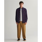 Regular Fit Checked Corduroy Shirt