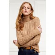 Seattle Roll Neck Cable Knit