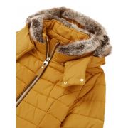 Cassington Padded Coat With Faux Fur Collar & Hood