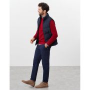 Loche Wide Barrel Gilet With Contrast Lining