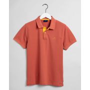 Contrast Collar Pique Polo Shirt