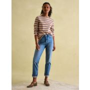 New Harbour Striped Boat Neck Breton Top