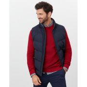 Loche Wide Barrel Gilet With Contrast Lining