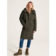 Chatsworth Diamond Quilted Coat With Hood