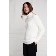 Seattle Roll Neck Cable Knit