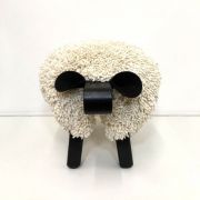 EweMoo Black Stain Sheep Footrest