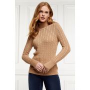 Seattle Roll Neck Cable Knit