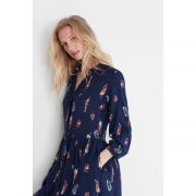 Karis Concealed Placket Shirt Dress