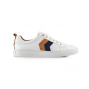 Womens Alexandra White Leather Trainer