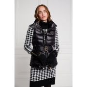 Valais Quilted Gilet - Black