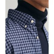 Regular Fit Jaspe Yarn Gingham Shirt