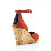 Monaco Suede Wedge Espadrille