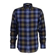 Regular Herringbone Flannel Checked Shirt