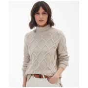 Burne Roll Neck Knit Sweatshirt